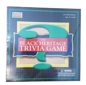 Vintage Black Heritage Trivia‎ Board Game New